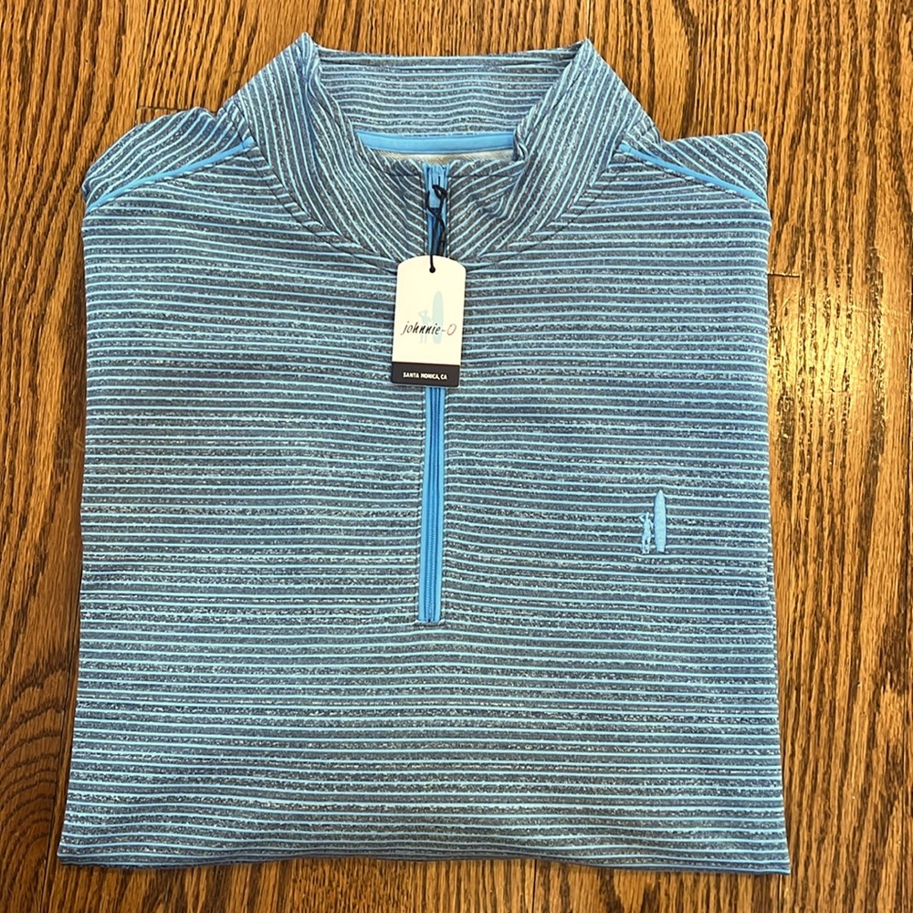 Johnnie-O Men’s Small 1/4 Zip Kaiser Performance Pullover